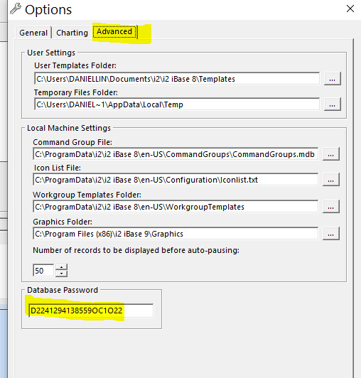How to fix the error message unrecognized database format when opening