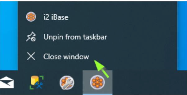 Information message presented on database closure because of having ...