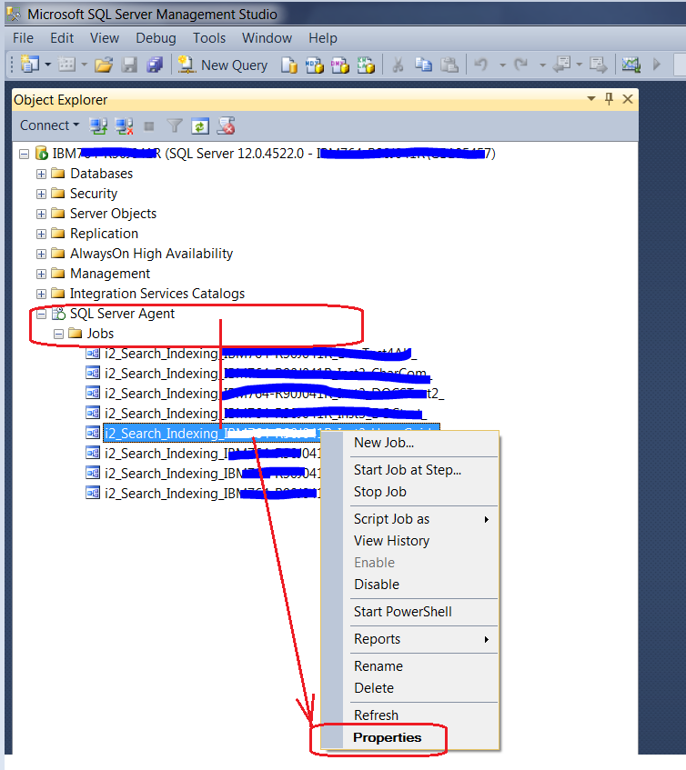 Search 360 indexing job failed status failed message the job